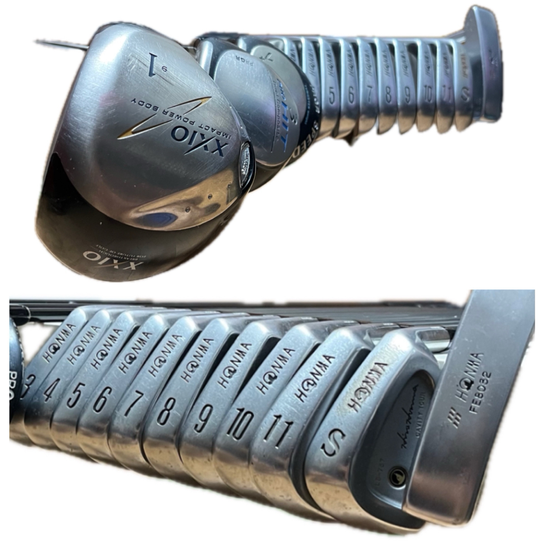 本間ゴルフ(ホンマゴルフ)の【HONMA】ゴルフクラブ 14本 フルセット キャディバッグ おまけ XXIO スポーツ/アウトドアのゴルフ(クラブ)の商品写真
