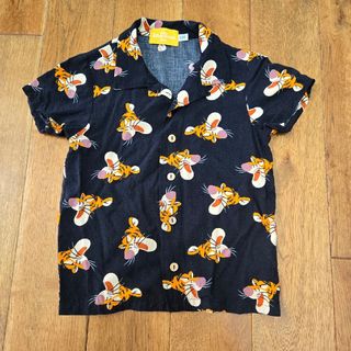 東京ディズニーリゾート公式ティガーアロハシャツ　120(Tシャツ/カットソー)