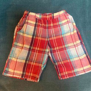 BREEZE パンツ　120 ハーフパンツ チェック ショートパンツ 男の子(パンツ/スパッツ)