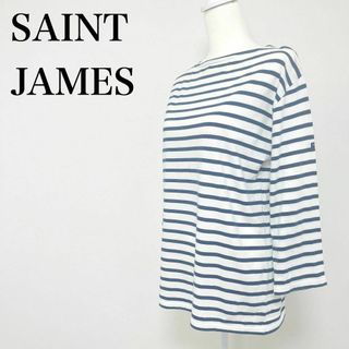 セントジェームス(SAINT JAMES)の◇ SAINT JAMES トップス ボーダー 七分袖 カットソー 40(カットソー(長袖/七分))