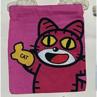 たべっ子どうぶつカラフルミニ巾着 ねこ(キャラクターグッズ)
