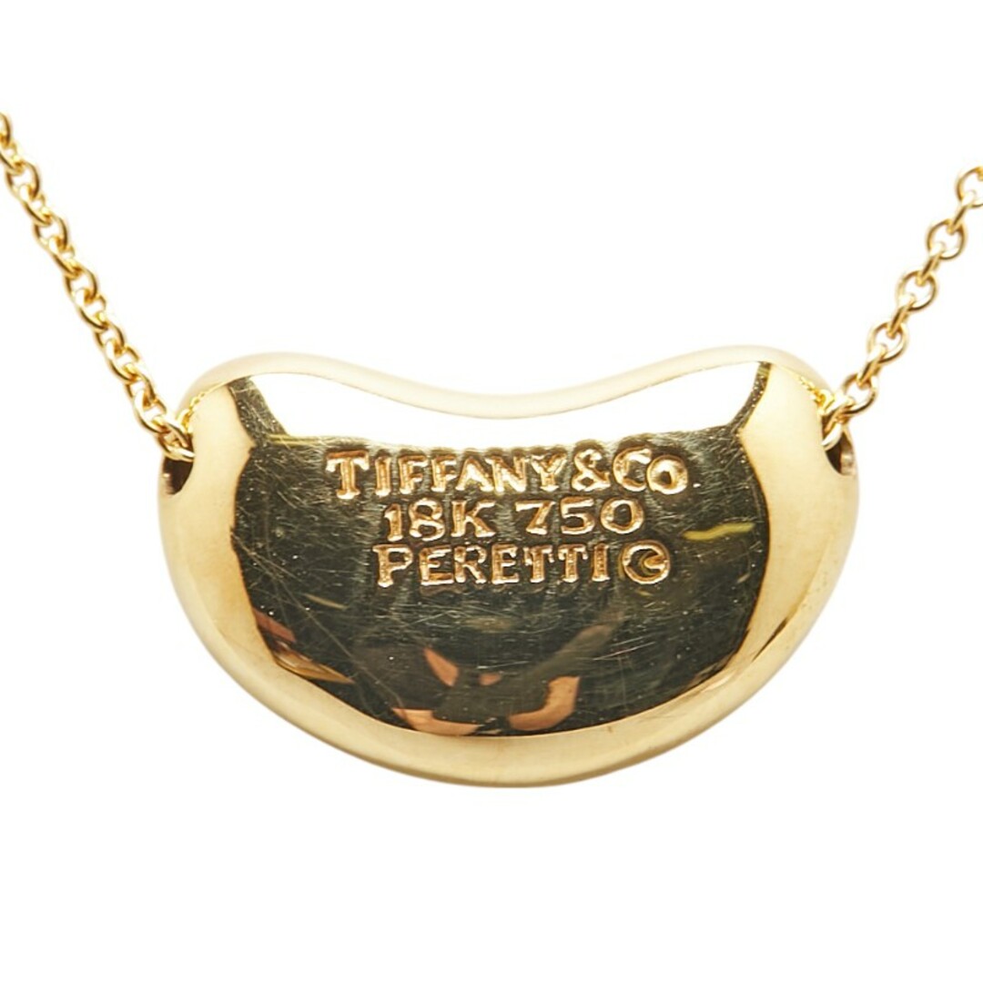 TIFFANY & CO K18ゴールド シンプルカーブネックレス TIFFANY&Co. ティファニー ネックレス 18金 K18イエローゴールド
