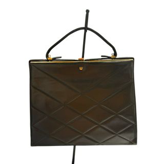 ユーバイウンガロ(U by ungaro)のungaro (ウンガロ) OLDレザーハンドバッグ レディース ブラック -(ハンドバッグ)