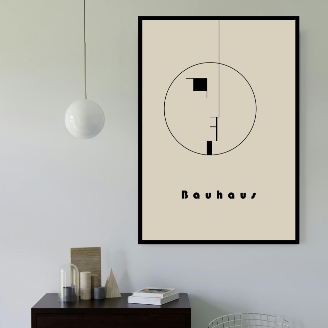 □ Bauhaus バウハウス アートポスター 額装付き グラフィック □ 額付 アートポスター アートフレーム 抽象画バウハウス bauhaus