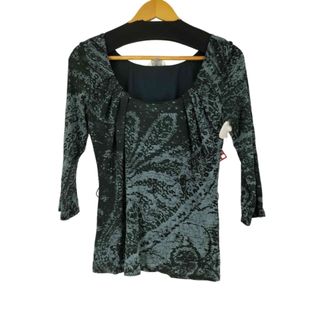 マックスマーラ(Max Mara)のMAX MARA(マックスマーラ) 総柄ギャザーデザインカットソー レディース(その他)