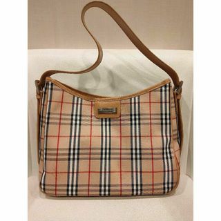 バーバリーブルーレーベル(BURBERRY BLUE LABEL)のバーバリーズブルーレーベル　ノバチェック　キャンバスバッグレザー　シャドーホース(ハンドバッグ)