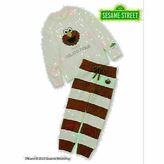 ジェラートピケ(gelato pique)のメンズ【SESAME STREET】ジャガードプルオーバー&ロングパンツセット(その他)