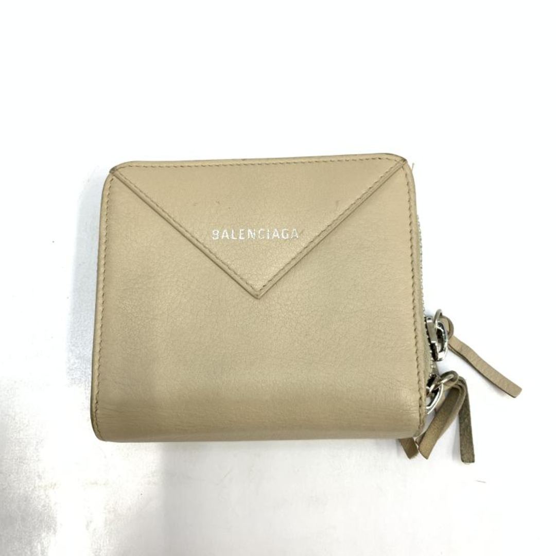 ⭐️美品⭐️ バレンシアガ ペーパー ビルフォード 二つ折り財布 中古】BALENCIAGA ペーパービルフォード ラウンドファスナー 二
