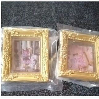 リカちゃん マイメロディ クロミ サンリオコラボミニチュア額縁2個セット(その他)