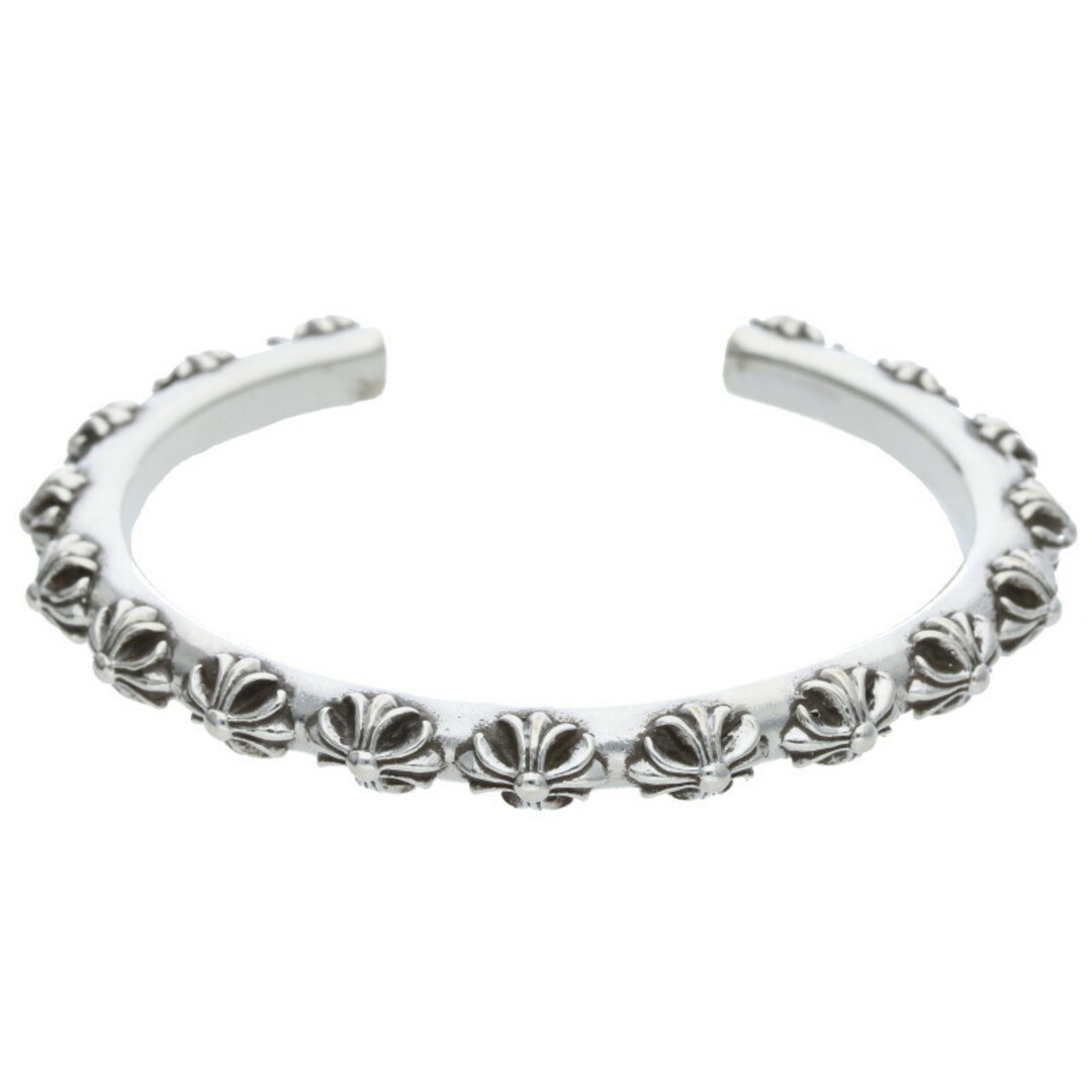 クロムハーツ　クロスバングル　シルバーブレスレット Chrome Hearts - クロムハーツ BANGLE CROSS/クロスバンド