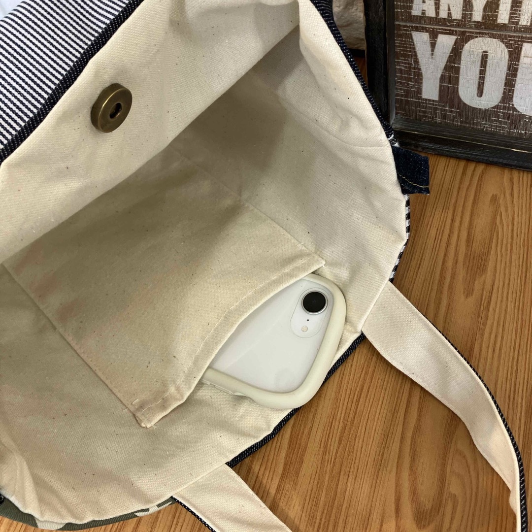 スヌーピーハンドメイドバックジョークールパッチワークトートバック ハンドメイドのファッション小物(バッグ)の商品写真