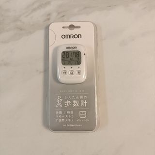 オムロン(OMRON)のオムロン 歩数計 ホワイト HJ-325-W(1台)(その他)