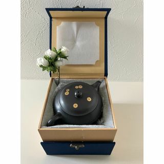 新品！ 中国　紫砂茶壷　　漢詩　茶道具(その他)