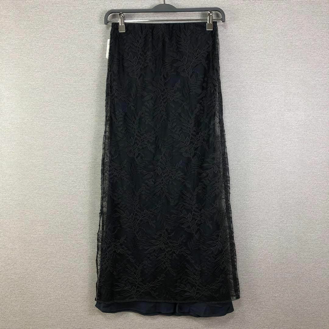 Whim Gazette(ウィムガゼット)の新品 DrawingNumbers レースコンビバイアスマーメイドスカート 36 レディースのスカート(ロングスカート)の商品写真