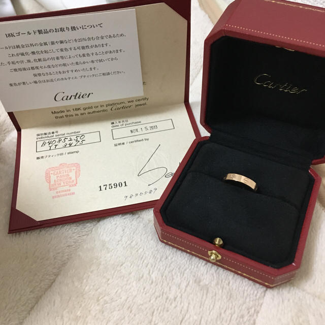 Cartier(カルティエ)のカルティエ ラブリング イエローゴールド レディースのアクセサリー(リング(指輪))の商品写真