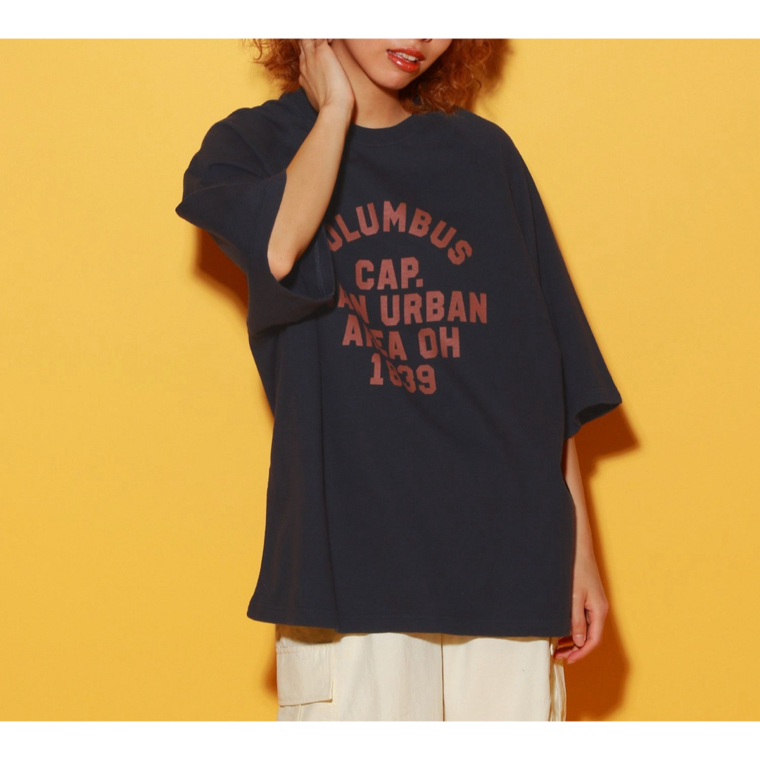PAGEBOY(ページボーイ)のPBLIM ラグランカレッジスウェット メンズのトップス(Tシャツ/カットソー(半袖/袖なし))の商品写真