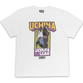 MIW NARUTO  crew neck Tee Tシャツ サスケ イタチ(Tシャツ/カットソー(半袖/袖なし))