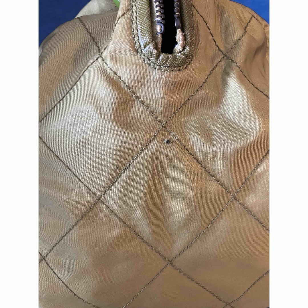 PRADA(プラダ)の【レア可愛い】PRADA ナイロンバッグ　キルティング　サフィアーノ　チェーン レディースのバッグ(ショルダーバッグ)の商品写真