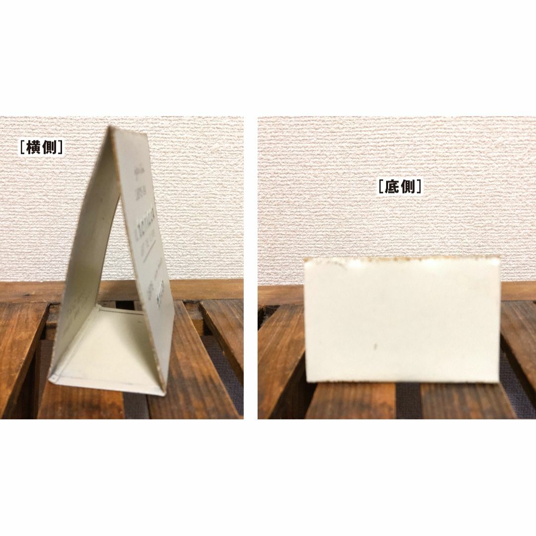 ｜アイアン雑貨３点｜サインプレート･△スタンド･アイアンラック インテリア/住まい/日用品のインテリア小物(ウェルカムボード)の商品写真