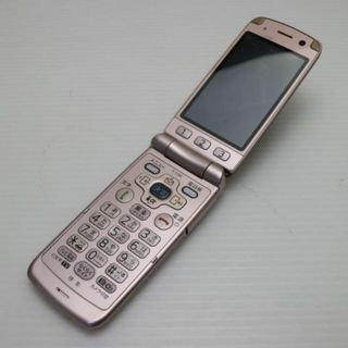 フジツウ(富士通)の超美品 F-09B らくらくホン7 ピンク  M666(携帯電話本体)