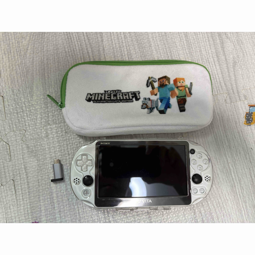 PlayStation Vita - PS Vita Minecraftケース付き 本体 変革導入