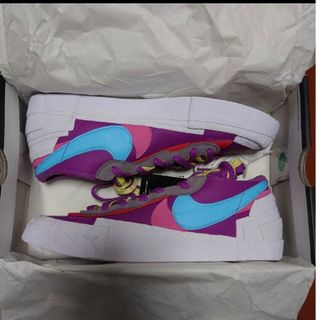 ナイキ(NIKE)のNIKE sacai × KAWS ブレーザー Low Purple  Dusk(スニーカー)
