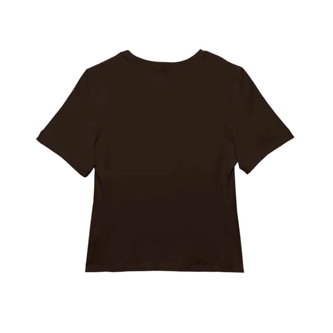 thehighlight ザハイライツ compact tee ブラウン 定番 thehighlight ザハイライツ compact tee ブラウン 定番
