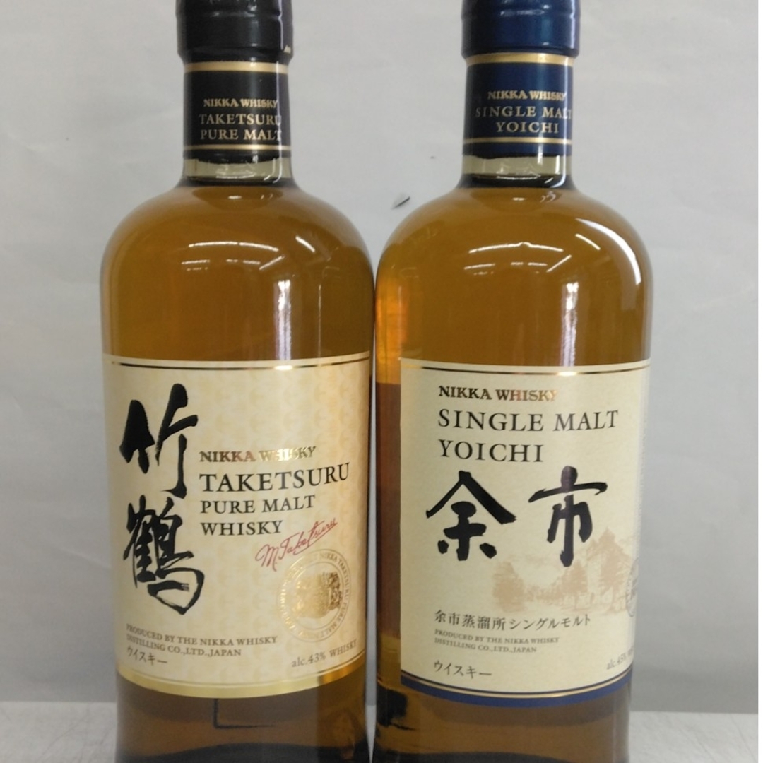 NIKKA WHISKY 竹鶴 & 余市 セット ニッカウヰスキー - 竹鶴&余市セットの通販 by mp's shop
