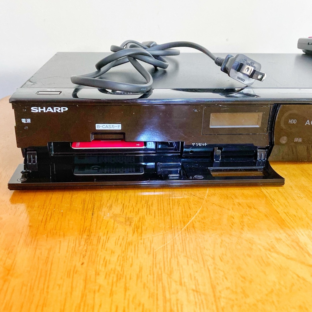 SHARP(シャープ)のSHARP シャープ　AQUOS ブルーレイレコーダー HDD 500GB BD スマホ/家電/カメラのテレビ/映像機器(ブルーレイレコーダー)の商品写真