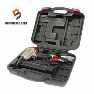 ☆比較的綺麗☆MAX マックス 常圧 フィニッシュネイラ TA-235FN3/LU 15-35mm ケース付 仕上釘打機 仕上釘打ち機 エアーツール 111727(工具)