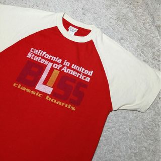 ★フリークス Freaks★Tシャツ ラグラン 半袖 レトロデザイン レア M(Tシャツ/カットソー(半袖/袖なし))