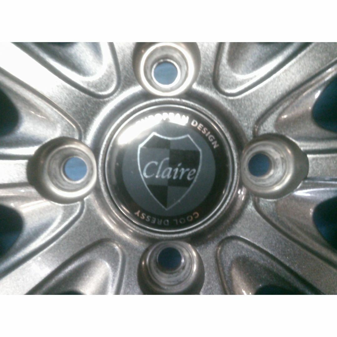 店）クレアー+145/80R13　スタッドレス　ワゴンR　ムーヴ　ミラ 自動車/バイクの自動車(タイヤ・ホイールセット)の商品写真