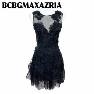 BCBGMAXAZRIA - 【美品】ビーシービージーマックスアズリア ノースリーブワンピースドレス 2