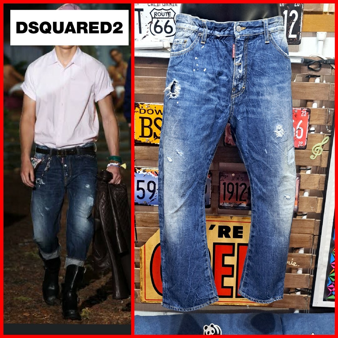 DSQUARED2 - Dsquared2 コレクションライン クロップドデニム