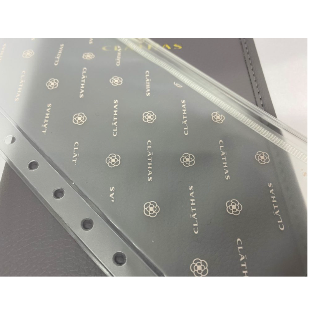 CLATHAS(クレイサス)の【収納たっぷり】クレイサスのクリアポケット付き バインダーケース 収納 レディースのファッション小物(財布)の商品写真