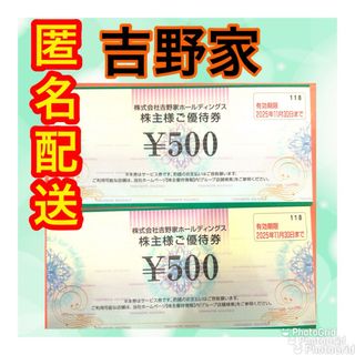 ヨシノヤ(吉野家)の匿名配送　吉野家　株主優待(カードサプライ/アクセサリ)