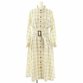 31 Sons de mode - トランテアン ソン ドゥ モード シャツワンピース チェック ベルト付き