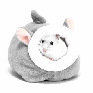 moin moin ハムスター リス 小動物 家 ハウス ペット ベッド クッシ(その他)