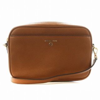 マイケルコース(MICHAEL KORS)のマイケルコース ショルダーバッグ ポーチ 2way ロゴ レザー 茶(ポーチ)