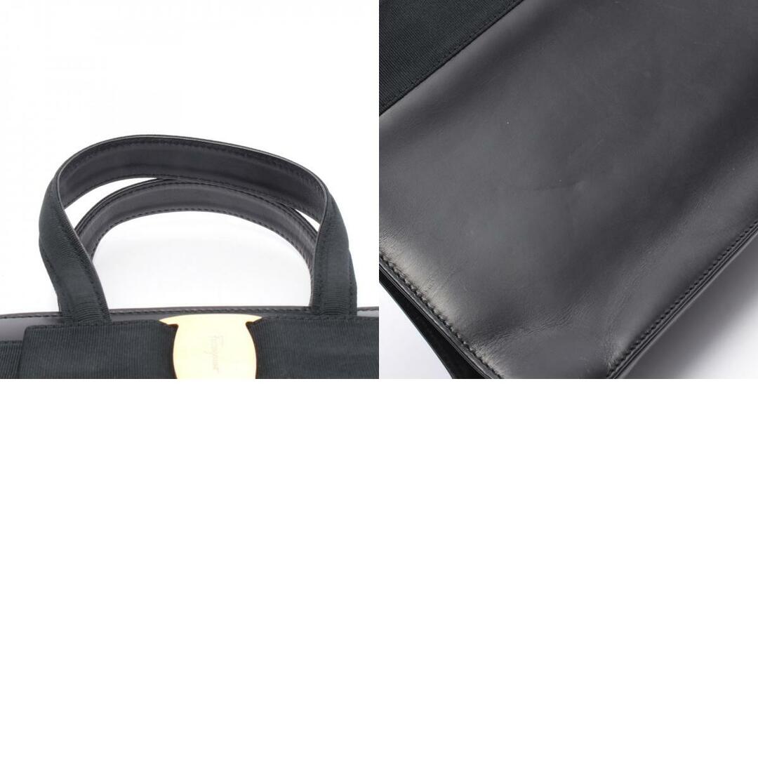 美品　サルヴァトーレフェラガモ　ベルト　ブラック　ヴァラリボン　シルバー Salvatore Ferragamo - サルヴァトーレフェラガモ ヴィンテージ