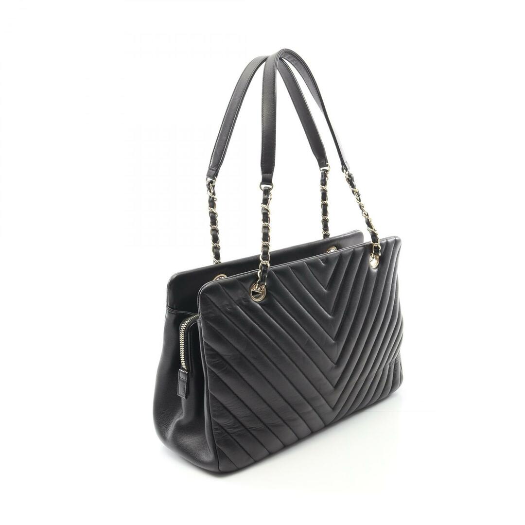 シャネル Vステッチ シェブロン ラムスキン トートバッグ CHANEL - シャネル CHANEL Vステッチ シェブロン トートバッグ