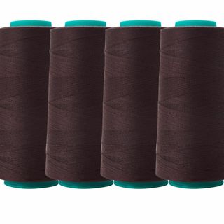 【在庫処分】ミシン糸 セット 60番 ロックミシン糸 3000m巻x4個 スパン(その他)