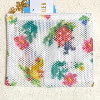 FEILER - フェイラー　メッシュポーチ　Ｓサイズ　ハイジ　ホワイト