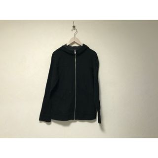 シーケーカルバンクライン(ck Calvin Klein)の本物カルバンクラインCKリバーシブルジップパーカースウェット長袖メンズ黒M(パーカー)