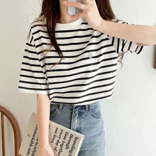 クラシカルエルフ(Classical Elf.)の新品未使用　クラシカルエルフ　ボーダーTシャツ(Tシャツ(半袖/袖なし))