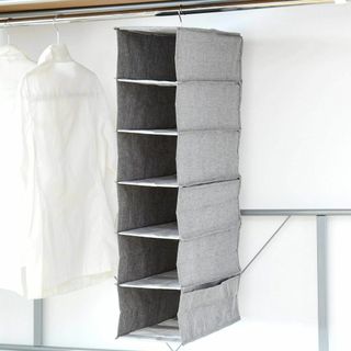 【数量限定】山善(YAMAZEN) 吊り下げ収納 Sサイズ 頑丈な棚板 サイドポ