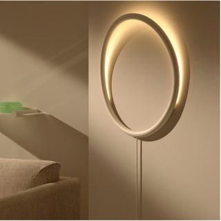 イケア(IKEA)の☆IKEA☆VARMBLIXT ヴァームブリクスト LEDウォールランプ(テーブルスタンド)