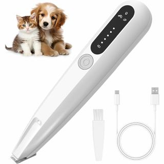 ペット用バリカン 犬 バリカン 猫 静音 LEDライト USB-C充電 2段階パ(犬)