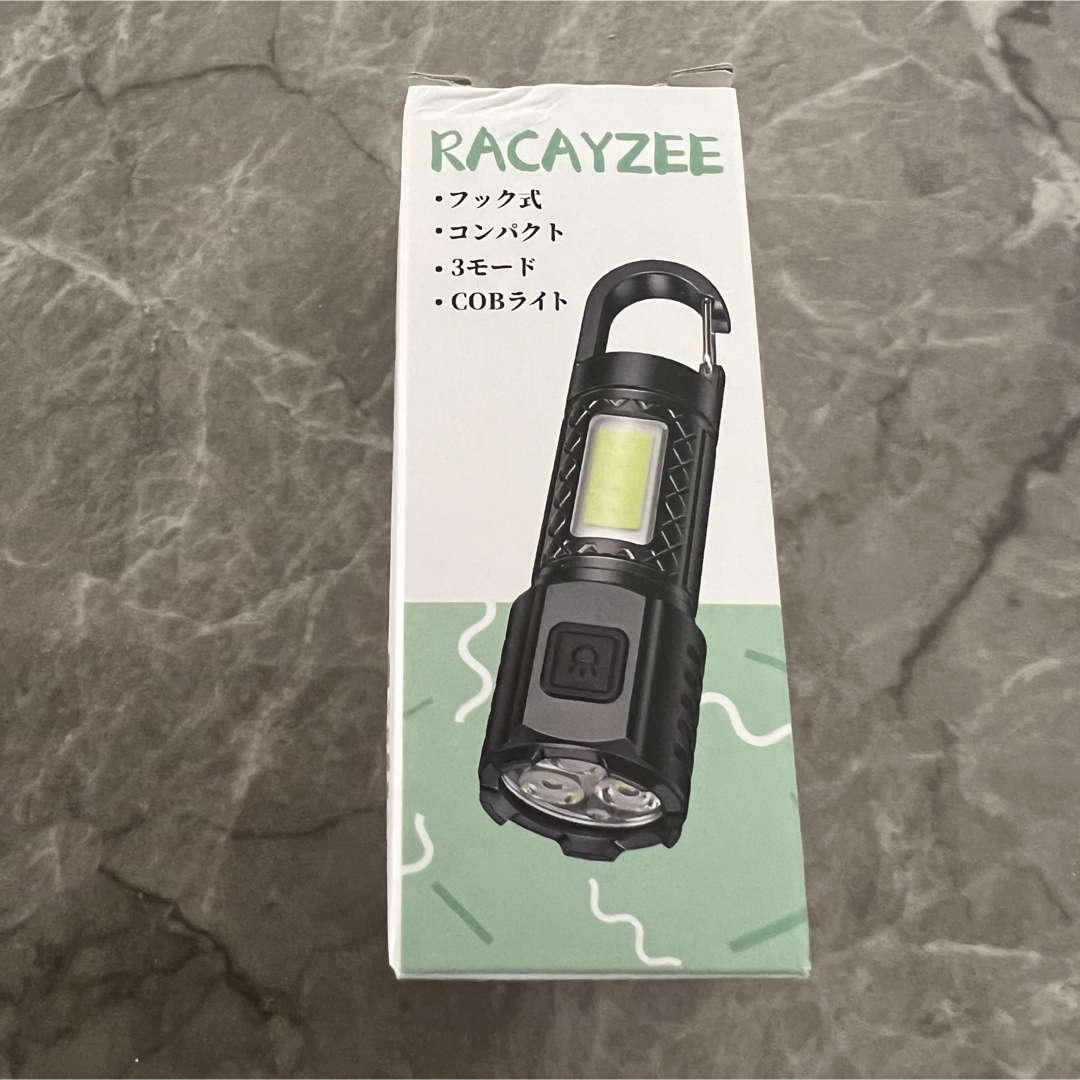 【新品】懐中電灯 小型 ledライト 充電式 強力 高輝度チップ搭載 スポーツ/アウトドアのアウトドア(ライト/ランタン)の商品写真