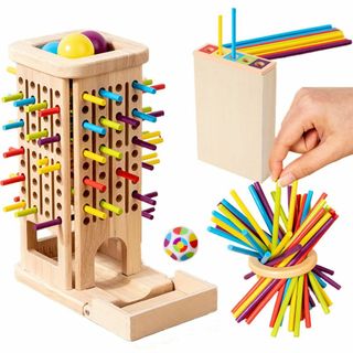 3in1モンテッソーリ玩具 知育玩具 2 3 4 5 6歳 ボードゲーム バラン(その他)